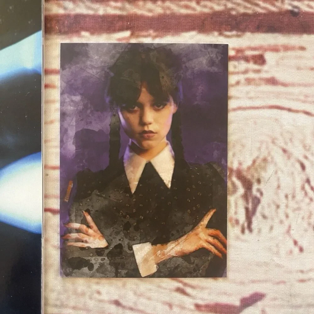 Totally Rad Monsters Wednesday Addams Cosplay W Tattoo Variant Shikarii & Card‎